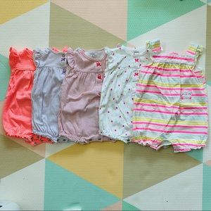 Carter’s Baby Girl Rompers